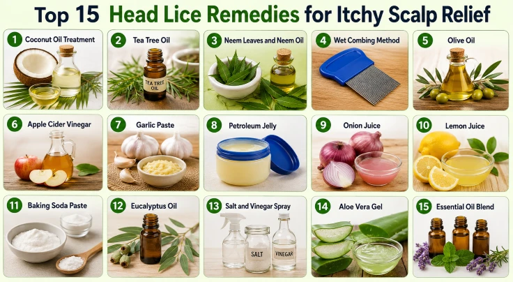 top 15 head lice remedies