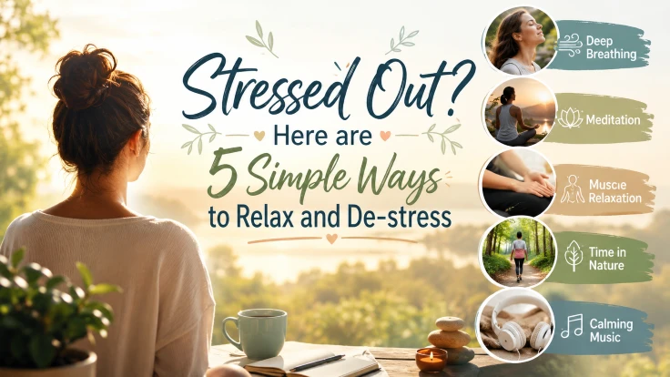 stressed out ways to relax and de-stress