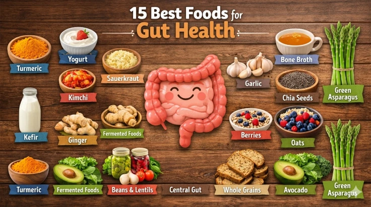 15 best foods for gut health