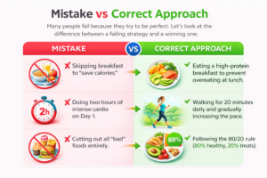 Mistake vs Correct Approach