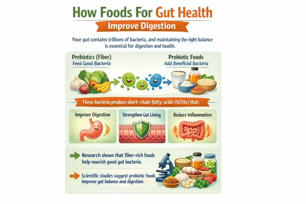 how food helps for gut digestion