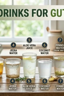 10 BEST DRINKS FOR GUT HEALTH