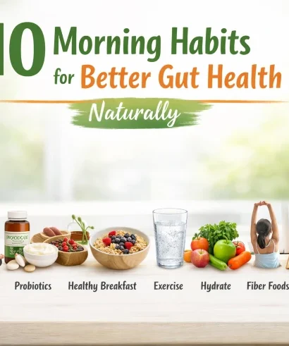 10 morning habits for better gut health naturally