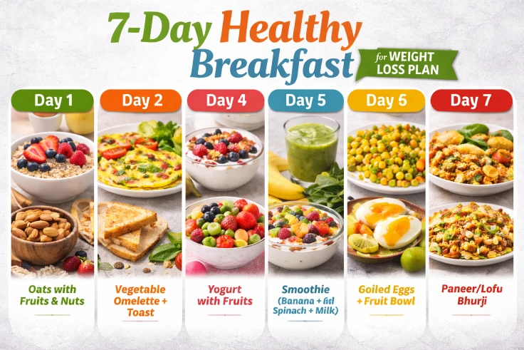 7 day healthy breakfast plan