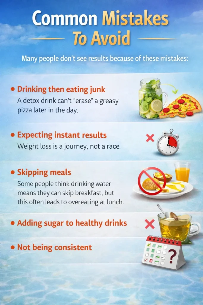 Common mistakes to avoid for weight loss