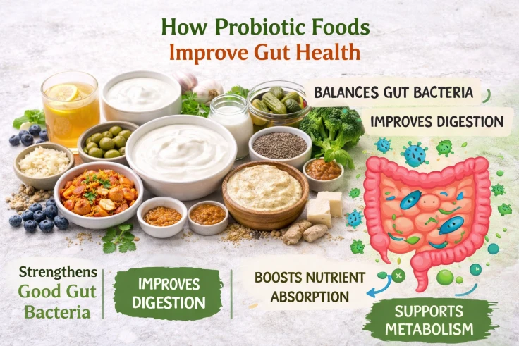 How Probiotic Foods Improve Gut Health