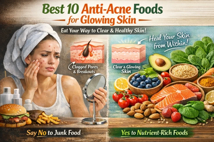 Best 10 Anti-Acne Foods
