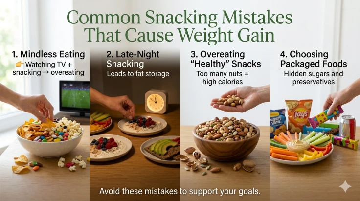 common snacking mistakes