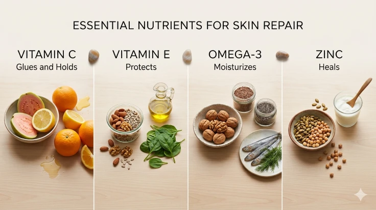 10 Best Skin Repair Foods for Healthy and Glowing Skin