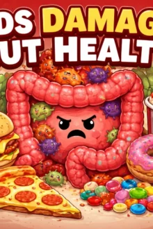 foods damaging gut health