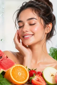 hydration foods and glowing skin