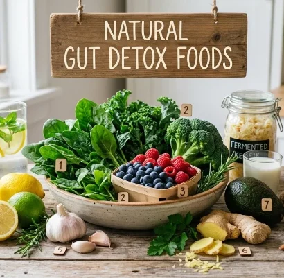 natural gut detox foods