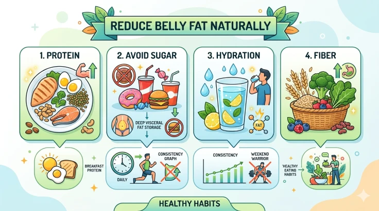 Top 10 Belly Fat Foods You Should Eat Every Day