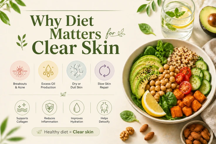 why diet matters for clear skin