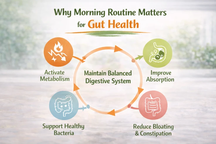 why morning routine matters for gut health