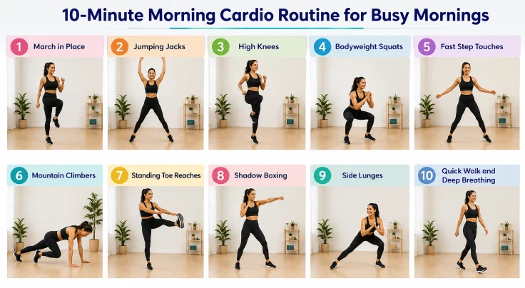 10-Minute Morning Cardio Routine for Busy Mornings