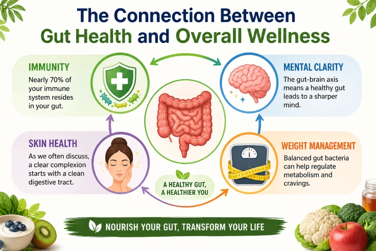connection between gut health & overall wellness