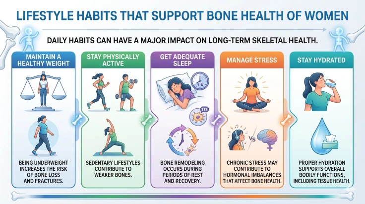 Lifestyle Habits That Support Bone Health of Women