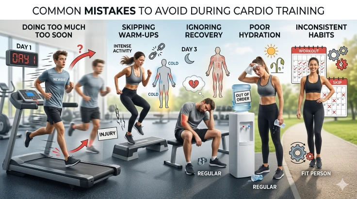 common mistakes to avoid during cardio workouts