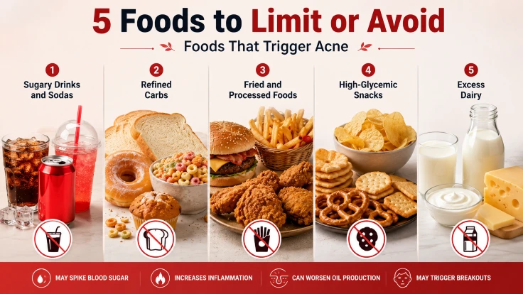 The Acne Diet Checklist: 10 Foods to Eat and Avoid