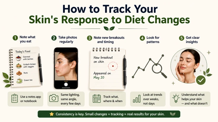 How to Track Your Skin's Response to Diet Changes