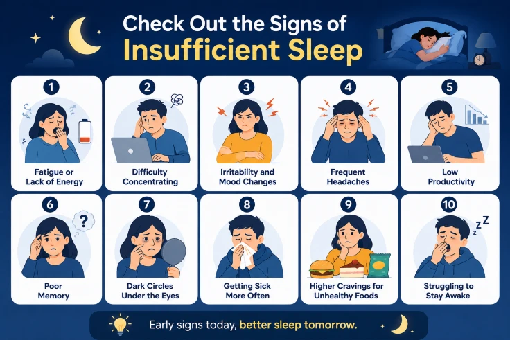 signs of insufficient sleep