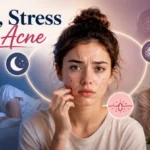 sleep stress and acne