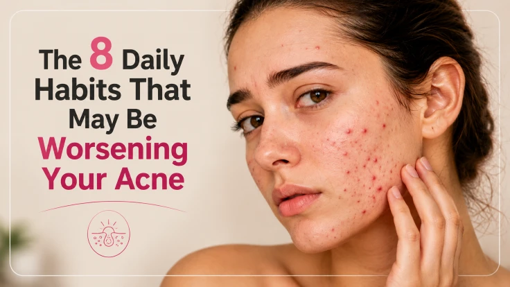 8 Daily Habits That Could Be Making Your Acne Worse