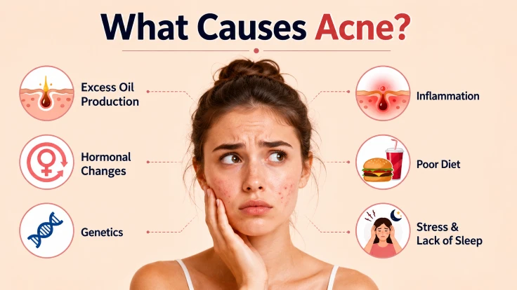 what causes acne